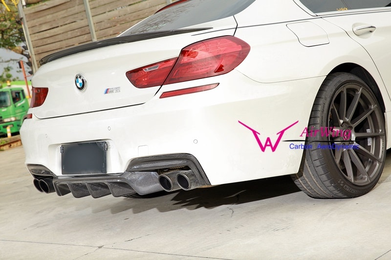BMW F06F12F13 M6 Performance style carbon rear diffuser 03